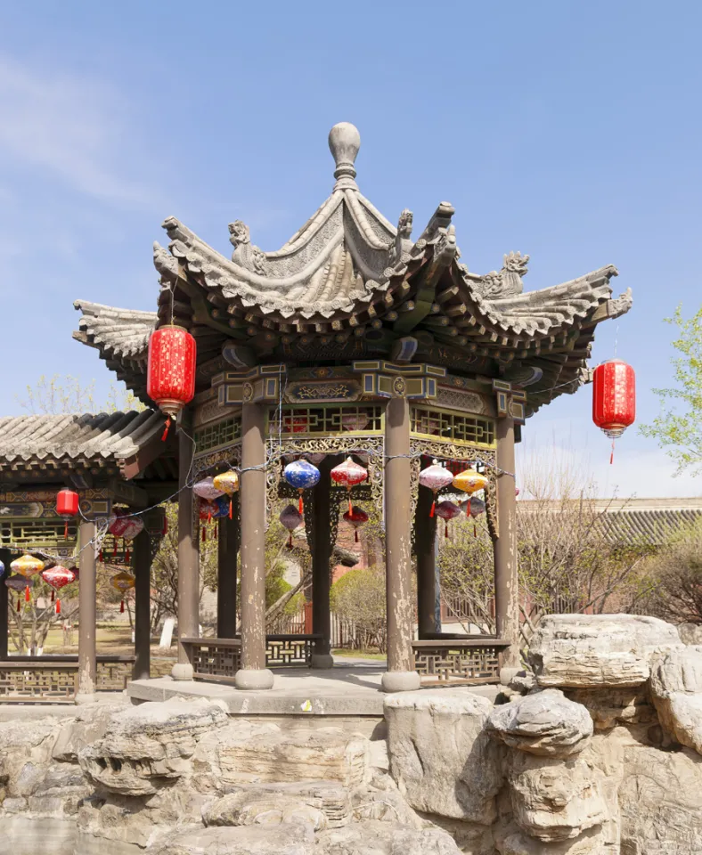 Shanhua Temple, West Garden, Laifeng Pavilion