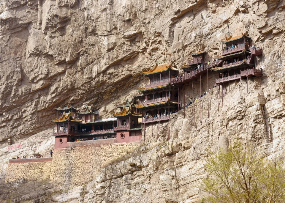 Hanging Monastery, northeast elevation