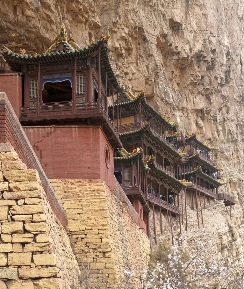 Hanging Monastery, southeast elevation
