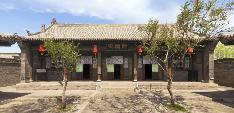 Ancient County Government Office, Inner House (Qinshen Hall), south elevation Ancient County Government Office, Inner House (Qinshen Hall), south elevation