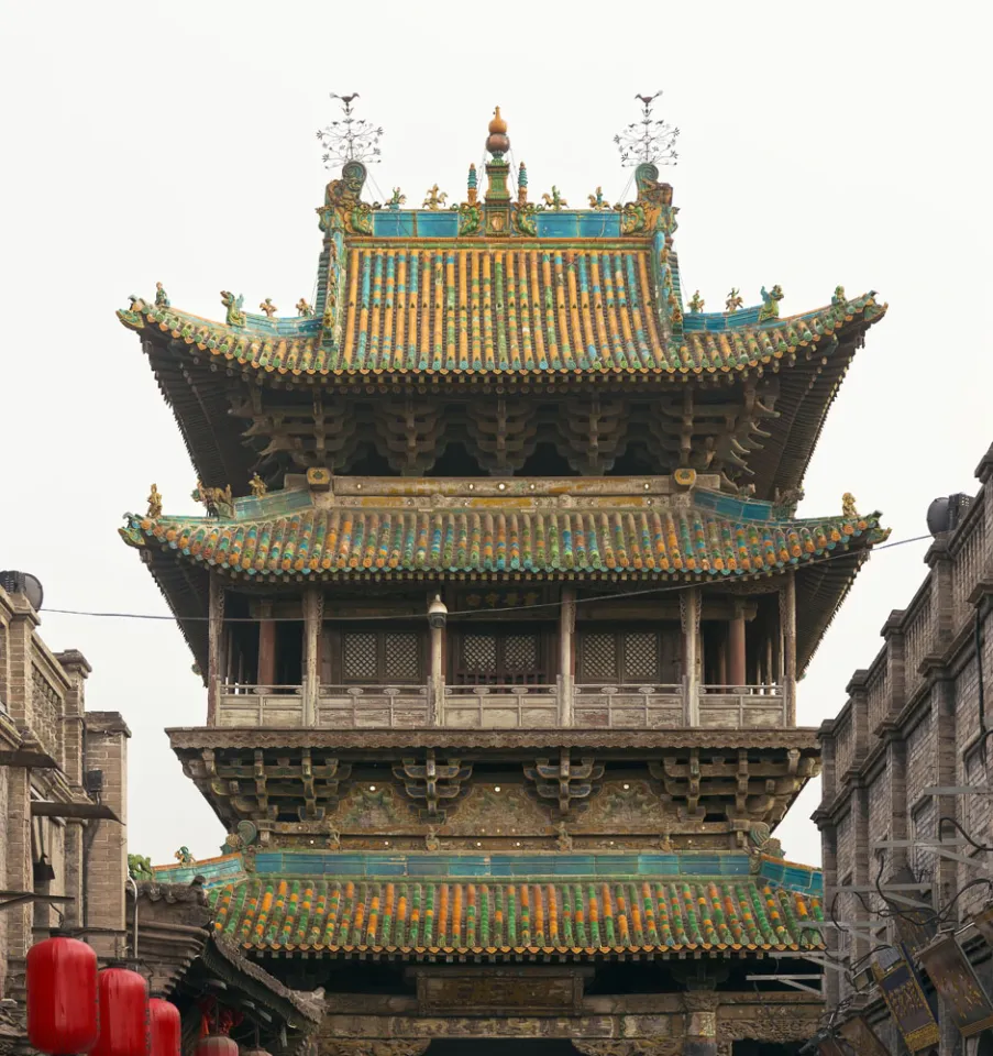 Pingyao City Tower, detail view (north elevation) Pingyao City Tower, detail view (north elevation)