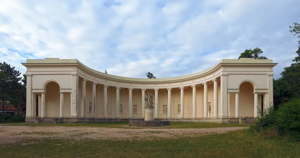 Temple of the Three Graces, north elevation