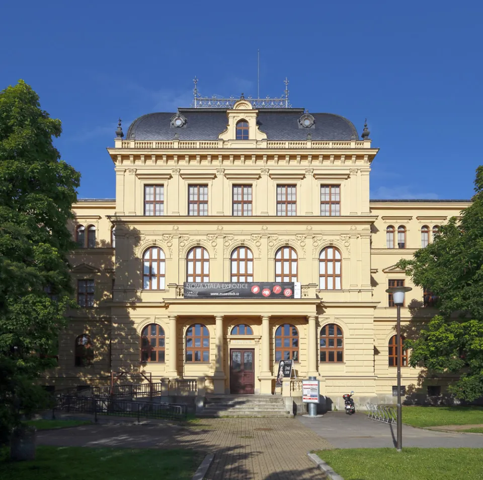 South Bohemian Museum, central structure (northeast elevation)