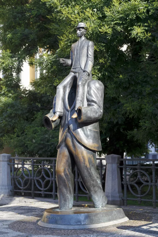 Statue of Franz Kafka