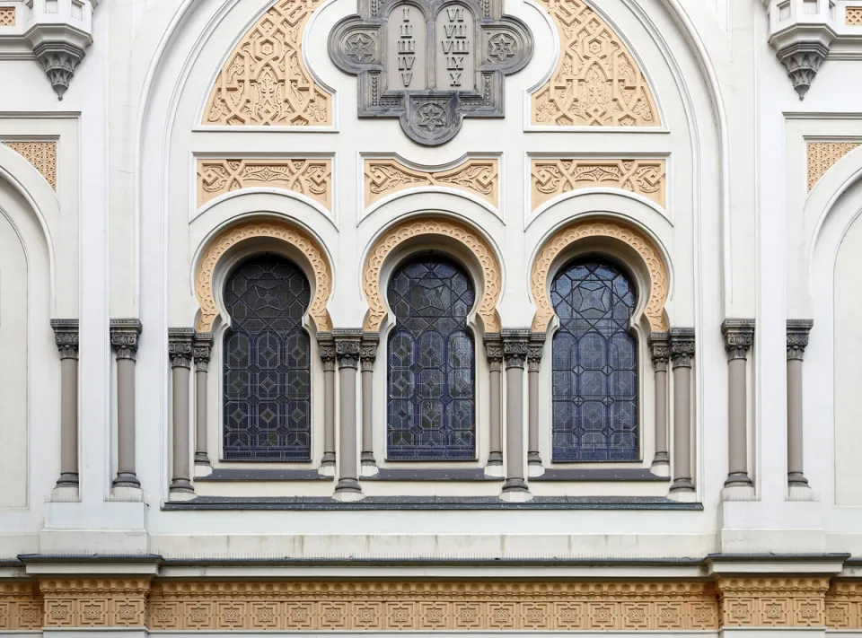 Spanish Synagogue, facade detail