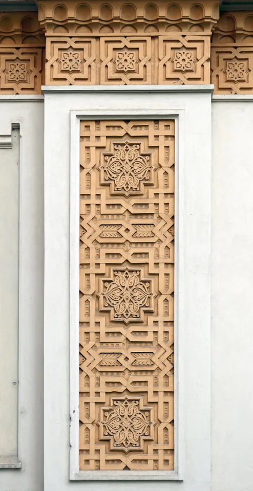 Spanish Synagogue, ornaments of the facade