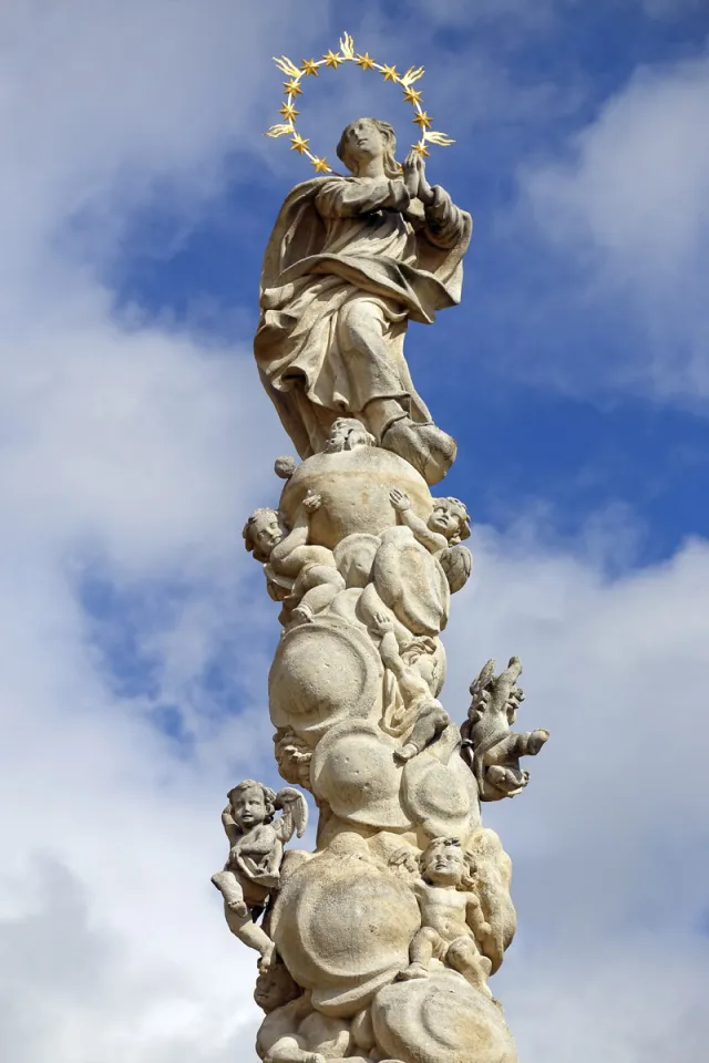 Marian Column, detail