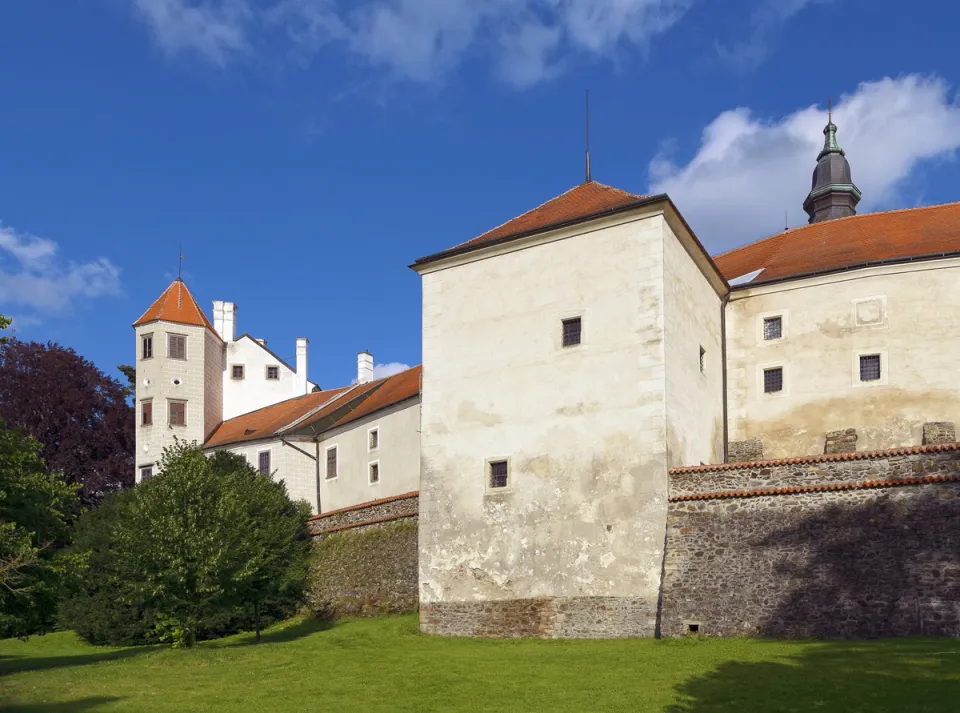 Telč Castle, west elevation