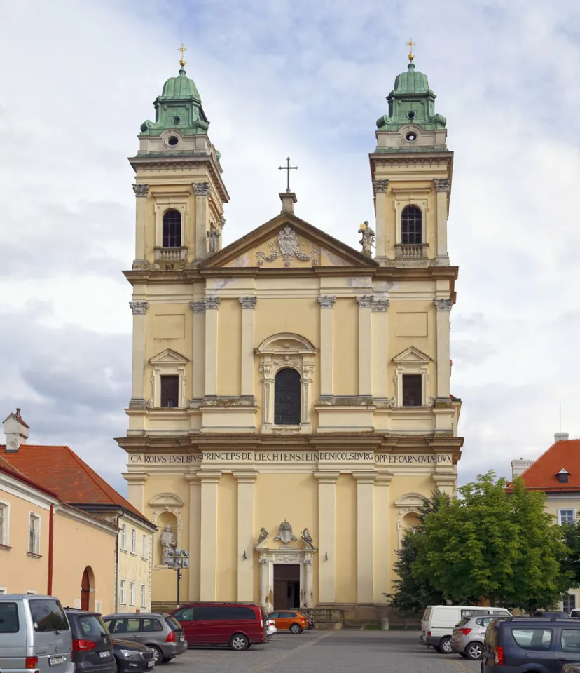 Church of the Assumption of the Virgin Mary, northwest elevation