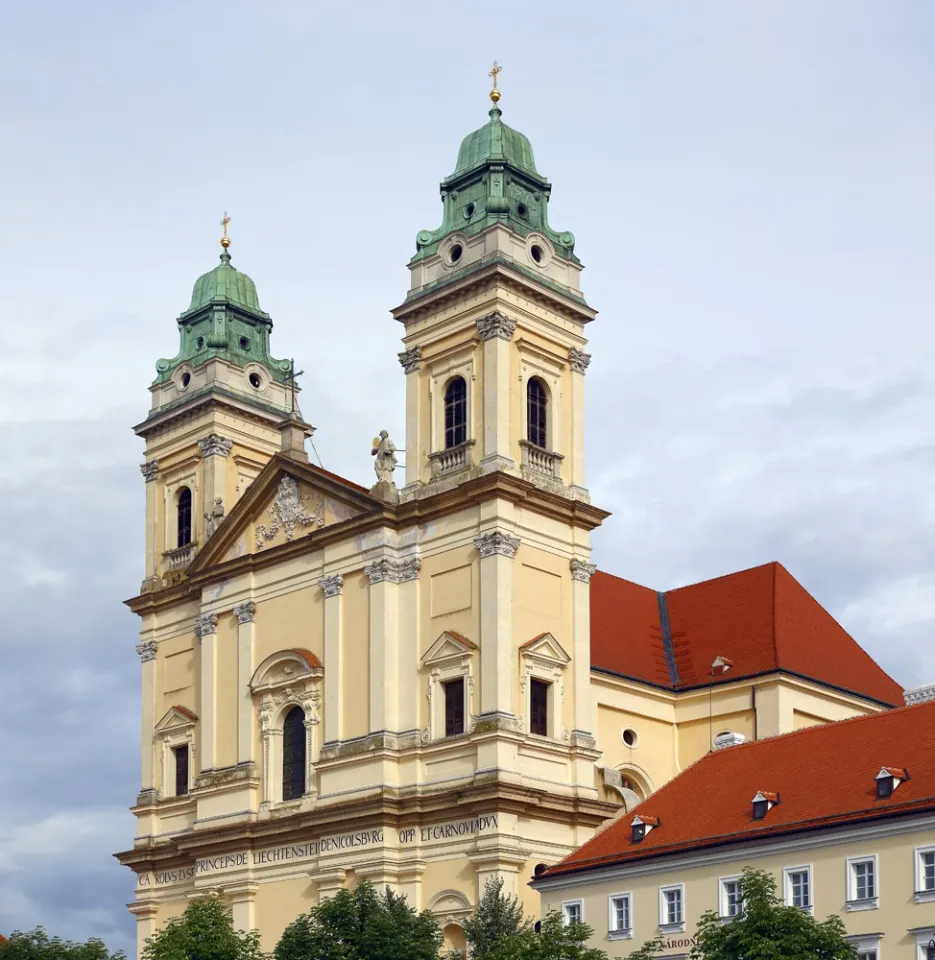 Church of the Assumption of the Virgin Mary, west elevation