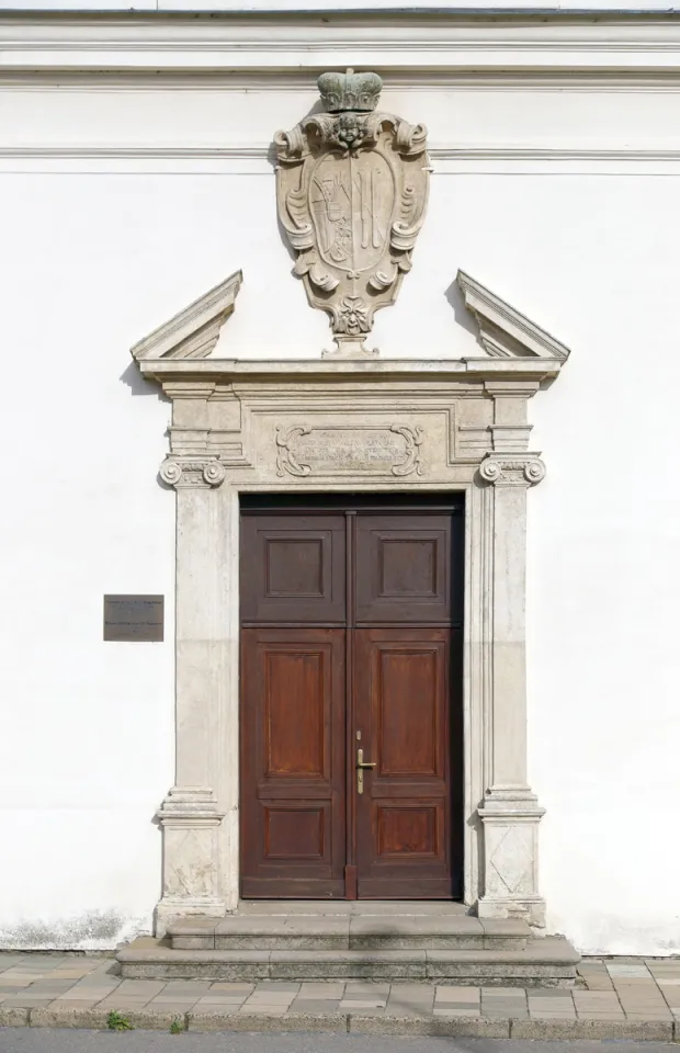 Monastery of the Merciful Brothers, Saint Augustine Church, main portal