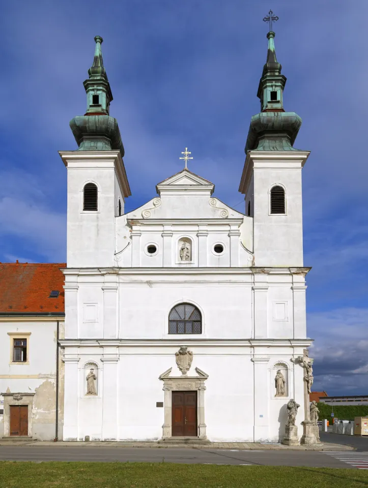 Monastery of the Merciful Brothers, Saint Augustine Church, northwest elevation