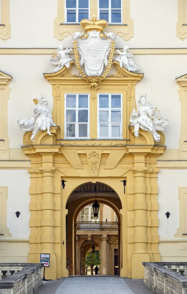 Valtice Castle, main gate