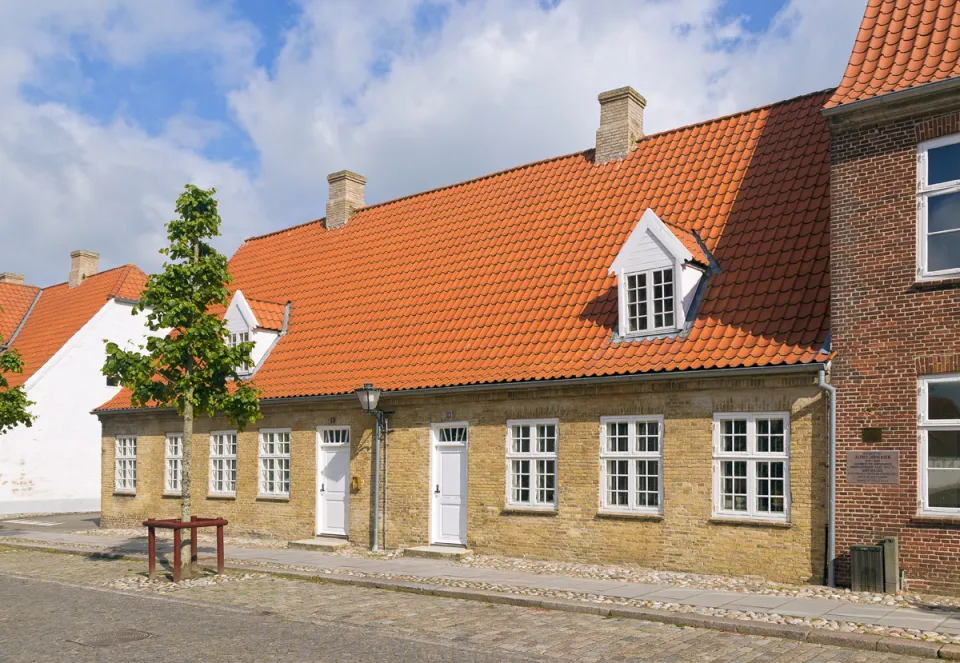 Moravian Brethren’s Boys’ School, House Lindegade № 13, next to № 11, southeast elevation