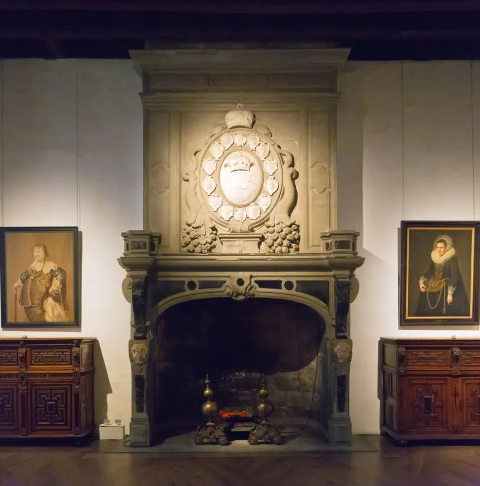Kronborg Castle, fireplace