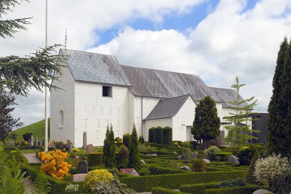 Church of Jelling, southwest elevation