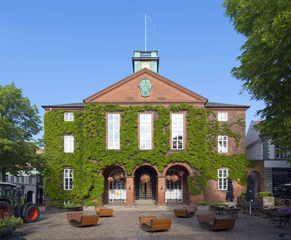 Kolding City Hall, main facade (east elevation)