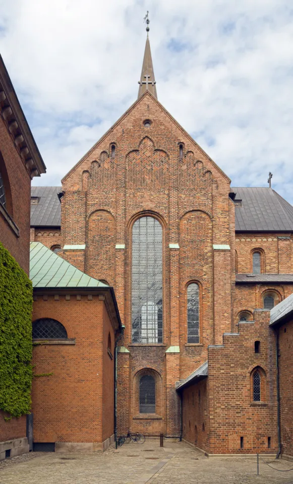 Roskilde Cathedral, southern outer wall of the transept