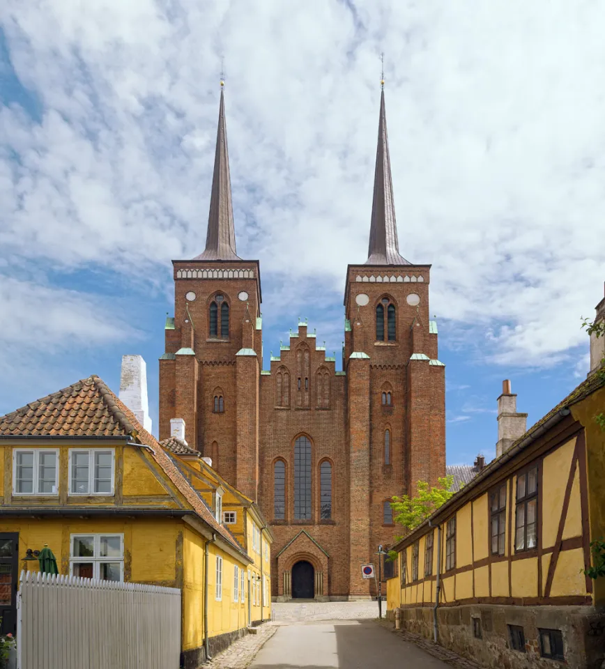 Roskilde Cathedral, west elevation