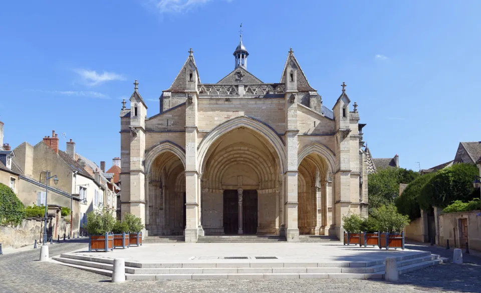 Basilica of Our Lady of Beaune, southwest elevation