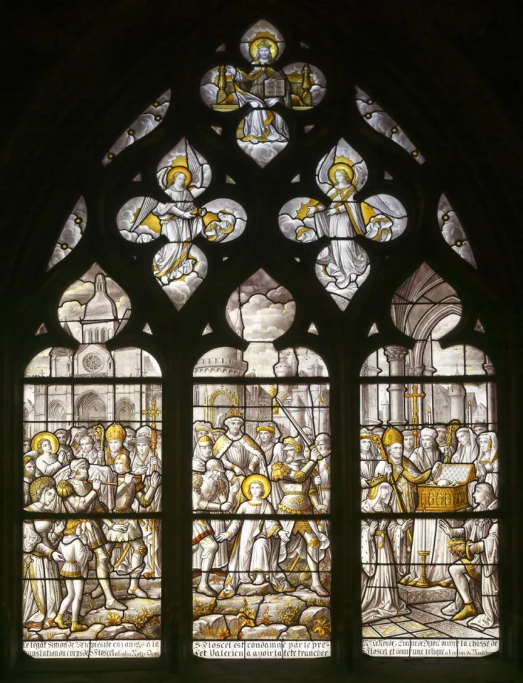 Basilica of Our Lady of Beaune, stained-glass window