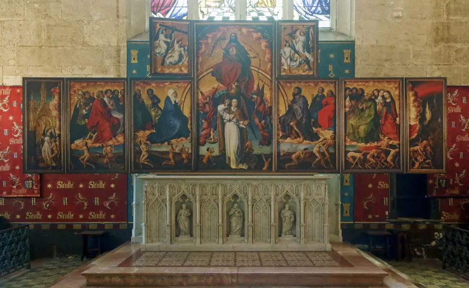 Hospices de Beaune, chapel, altarpiece “The Last Judgement”