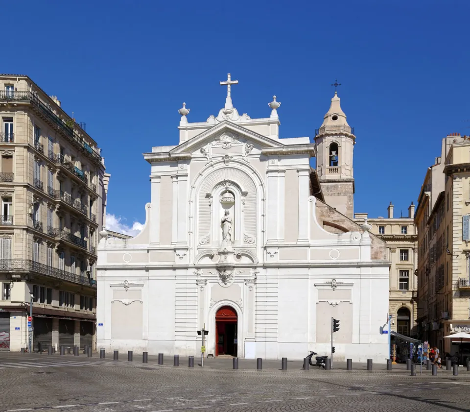 Church of Saint-Ferréol les Augustins, west elevation