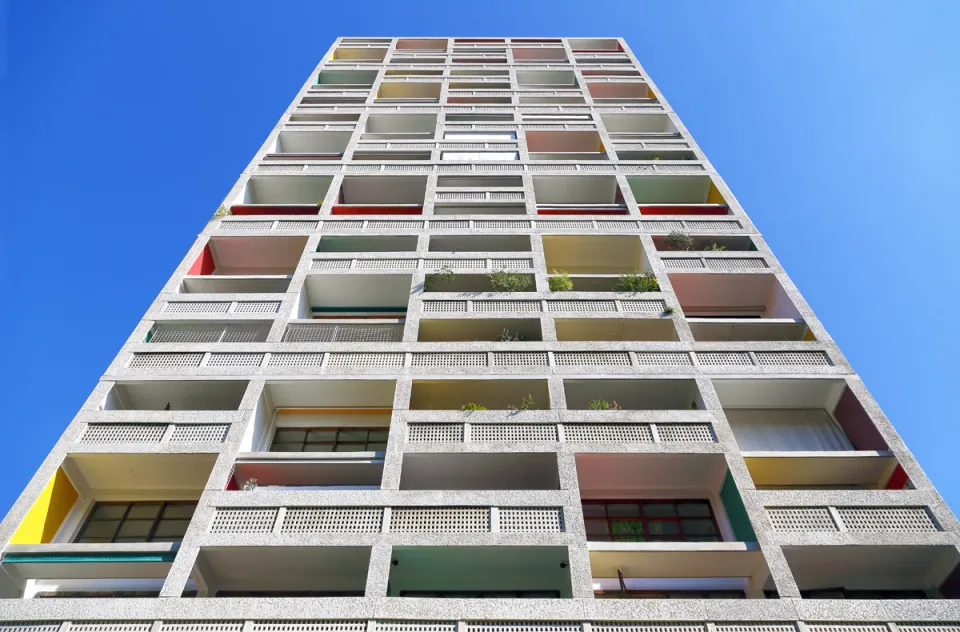 Radiant City of Marseille, south fassade