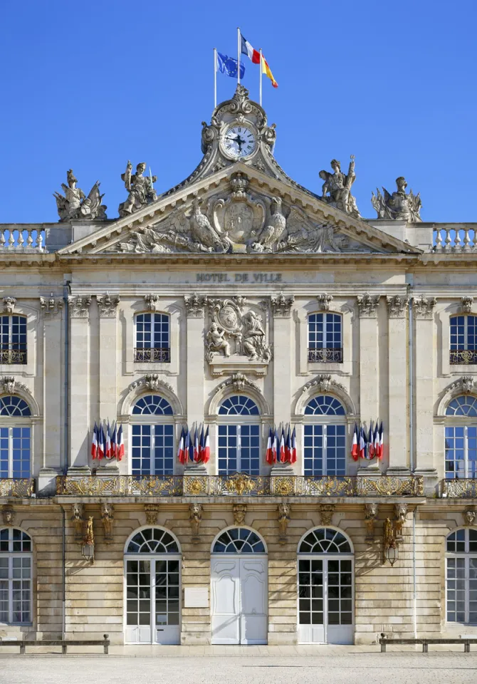 Place Stanislas, Nancy City Hall, avant-corps