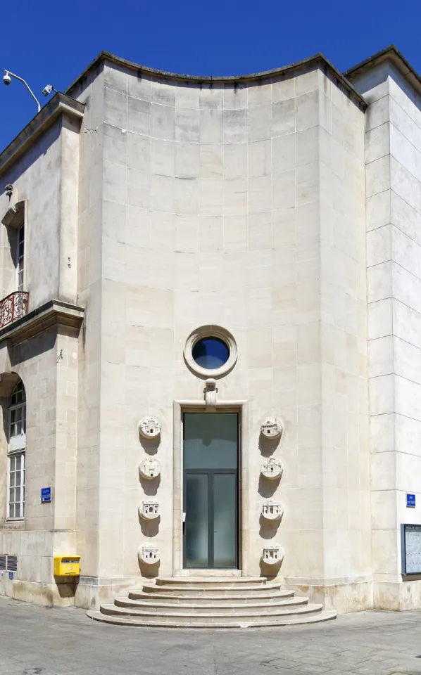 Place Stanislas, Nancy City Hall, extension, southwest corner