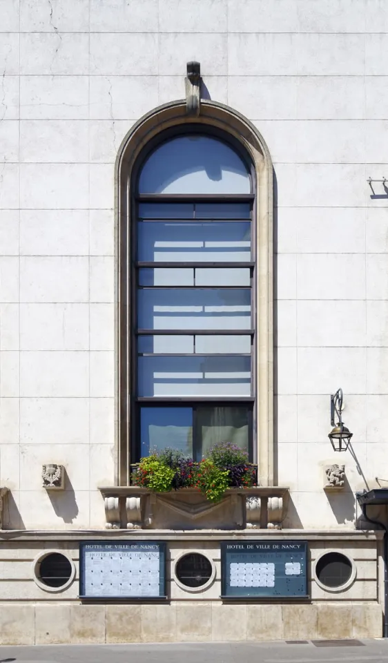 Place Stanislas, Nancy City Hall, extension, window