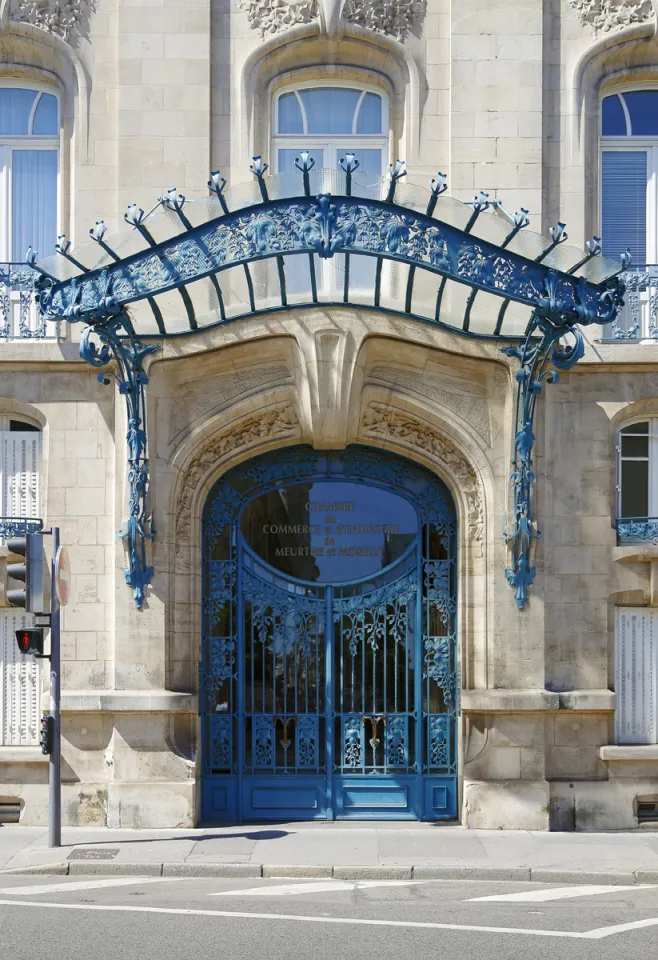 Seat of the Chamber of Commerce and Industry of Meurthe-et-Moselle, gate