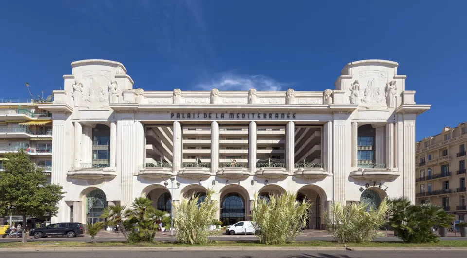 Palais de la Méditerranée, main facade