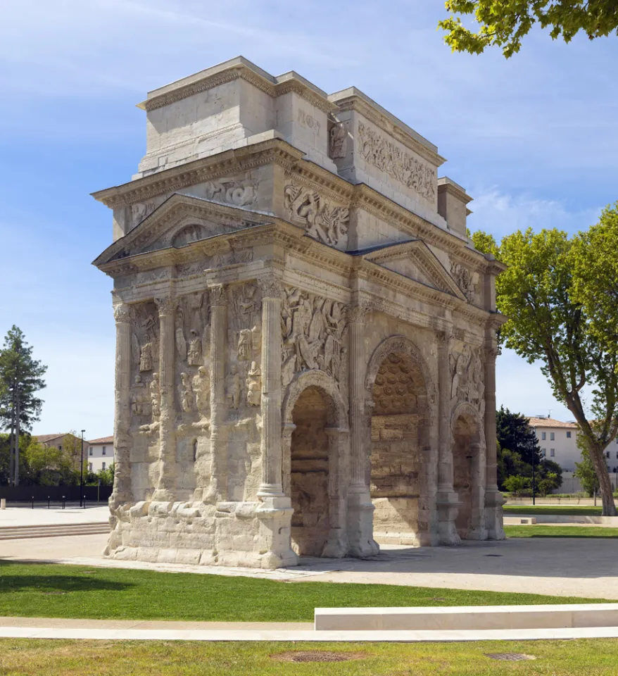 Triumphal Arch of Orange, northeast elevation