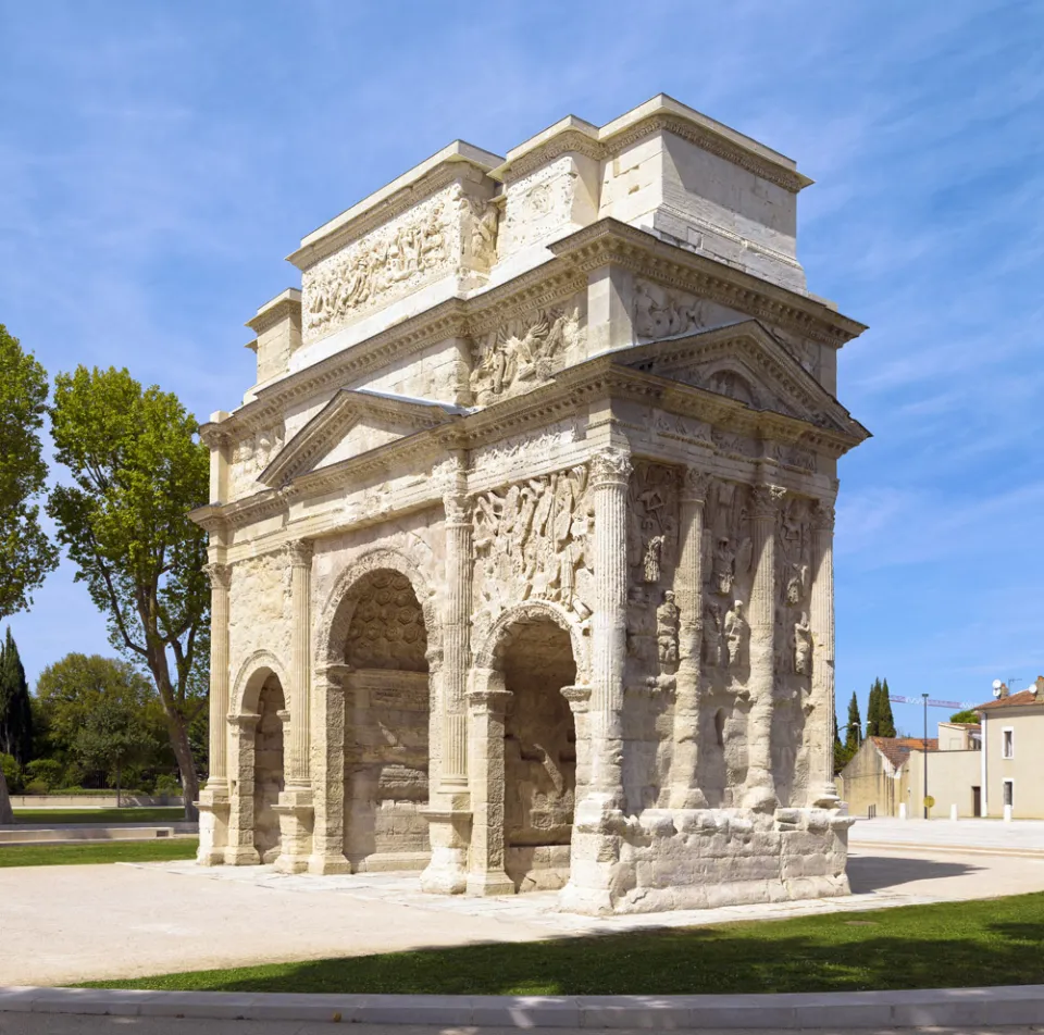 Triumphal Arch of Orange, southeast elevation