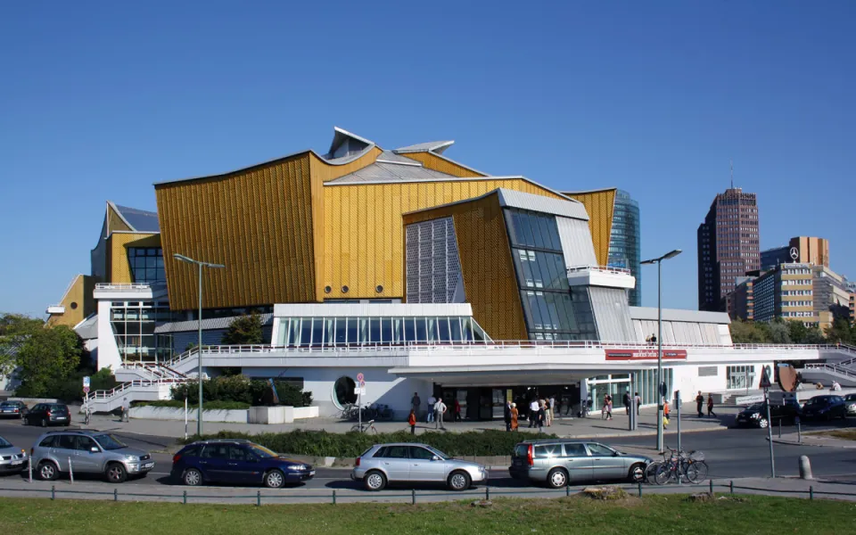 Berlin Philharmonic Hall, west elevation