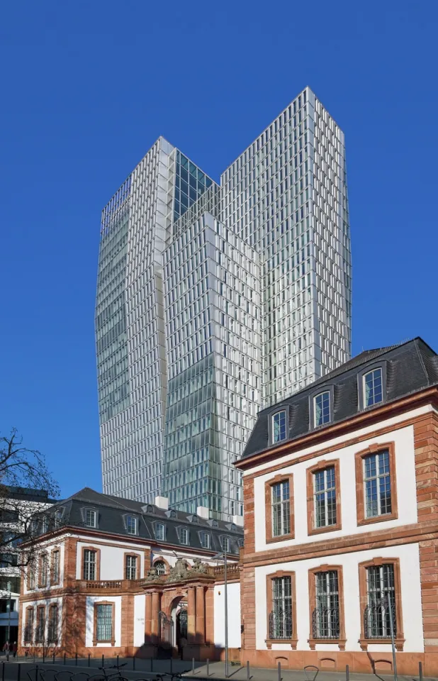 Nextower, with Palais Thurn und Taxis in front