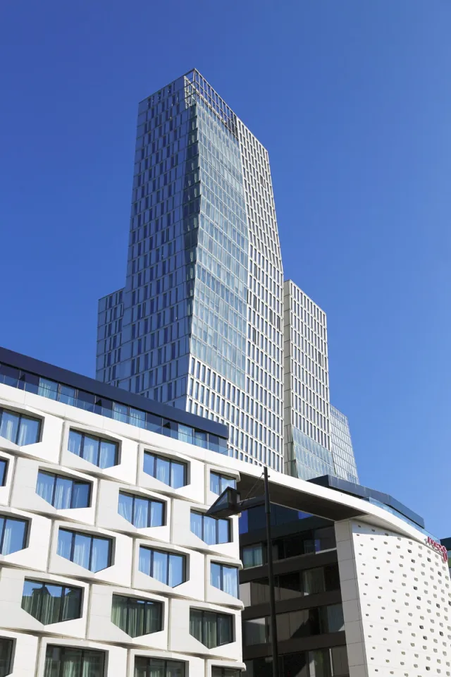 Nextower, with Residence Inn in front