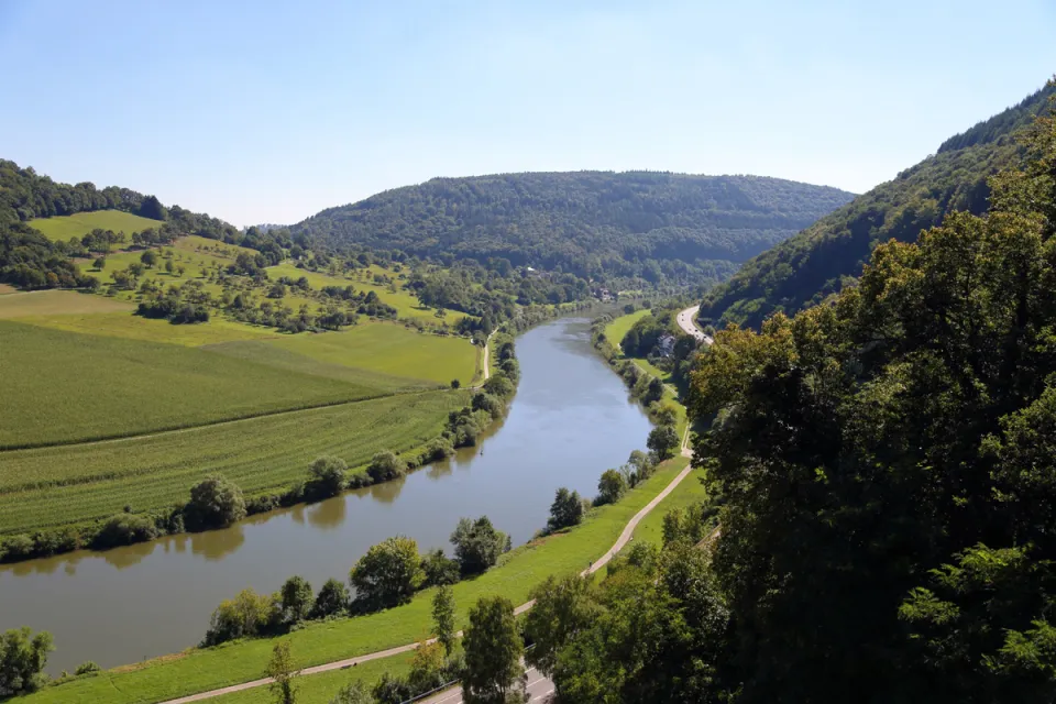 Neckar valley near Neckarsteinach