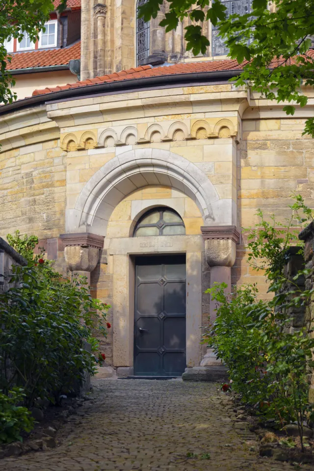 Saint Michael’s Church, door to the crypt