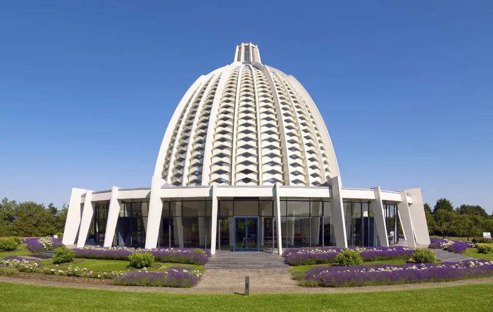 House of Worship of Europe, west elevation House of Worship of Europe, west elevation