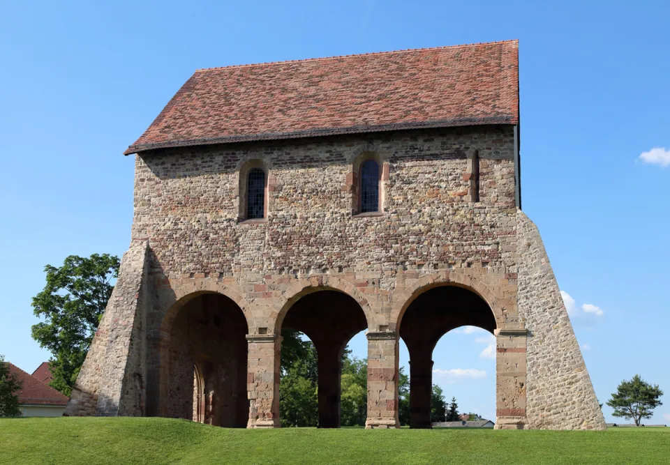 Lorsch Abbey, church fragment, south elevation