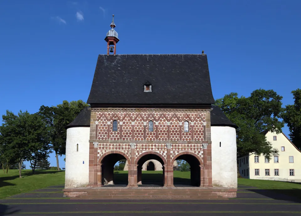 Lorsch Abbey, King's Hall, northwest elevation