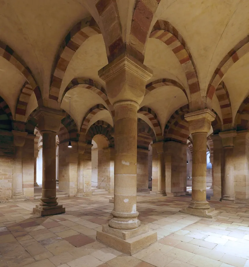 Speyer Cathedral, crypt, central hall