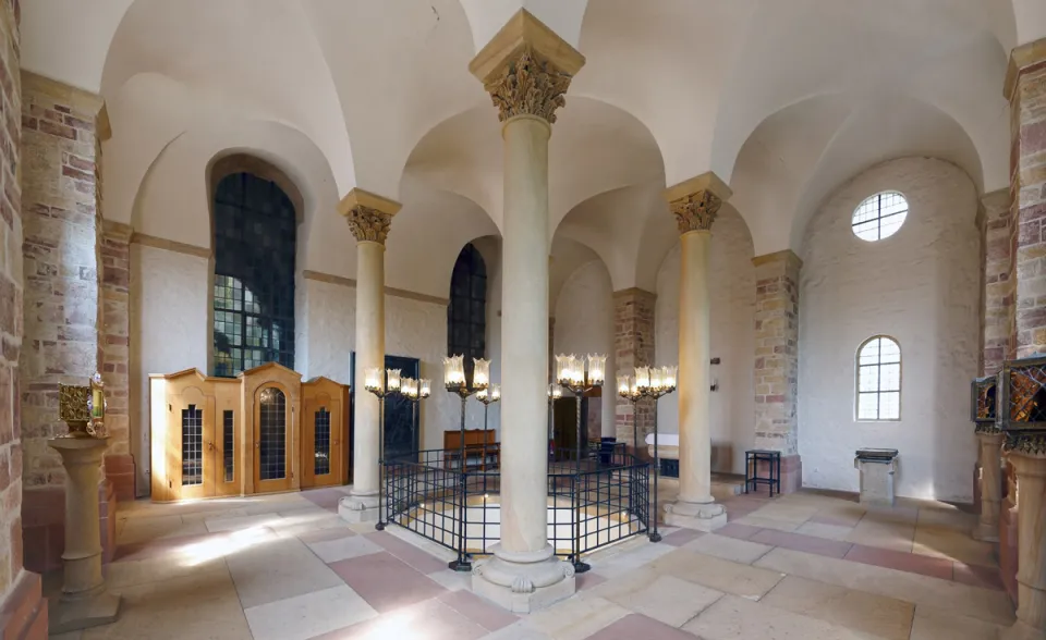 Speyer Cathedral, double chapel, upper chapel Saint Catharine