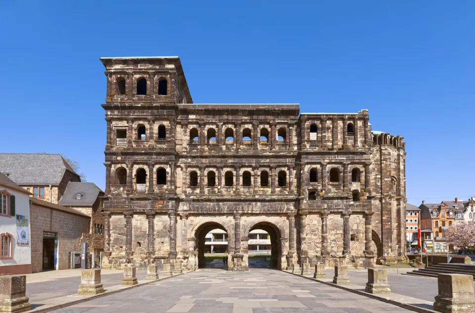 Porta Nigra, city side (southwest elevation)