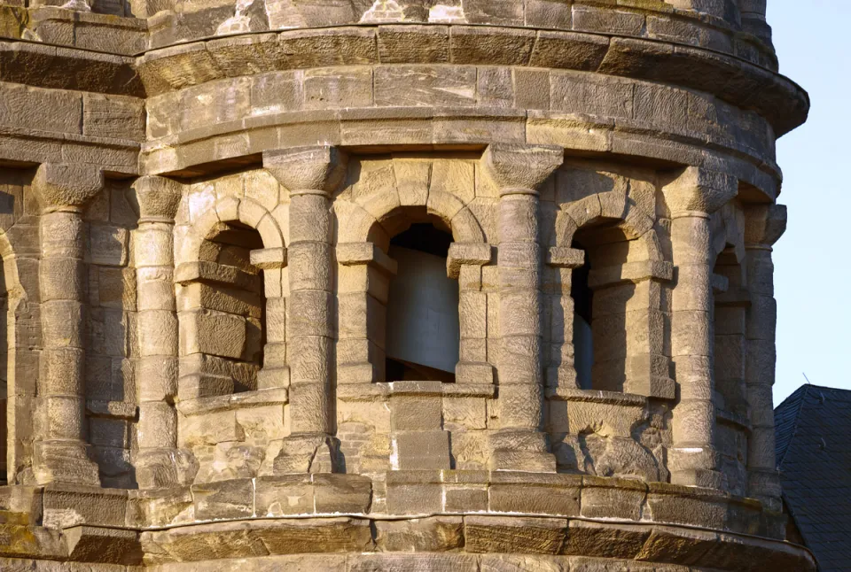 Porta Nigra, detail of the northern facade