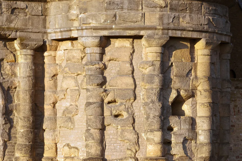 Porta Nigra, detail of the northern facade