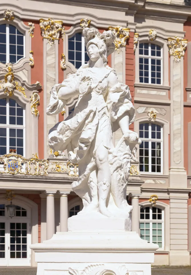 Electoral Palace of Trier, statue of Athena