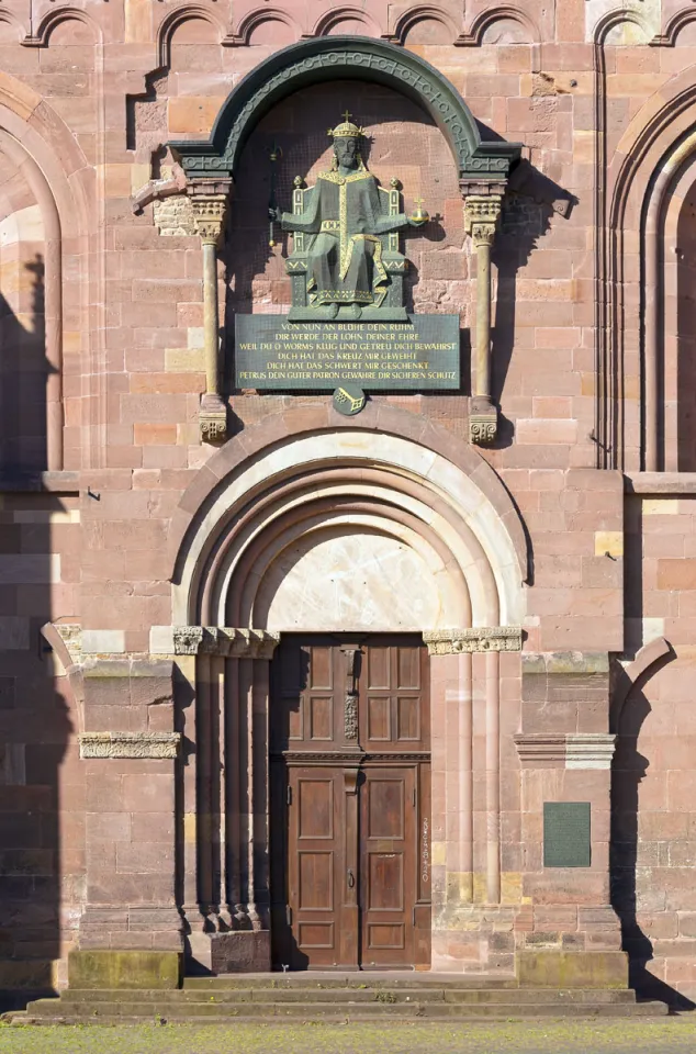 Worms Cathedral, north portal Worms Cathedral, north portal